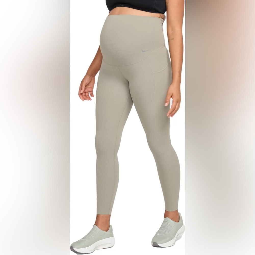 Nike Zenvy Maternity Gentle Support High Waisted 7/8 Leggings Size L